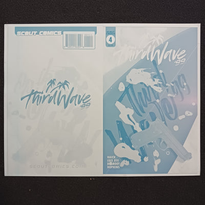 Third Wave 99 #4 - Cover - Cyan - Comic Printer Plate - PRESSWORKS