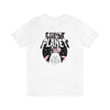 Ghost Planet - Pink Flower Logo - Unisex Jersey Short Sleeve Tee