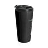 The Recount (Design Two) - Black Stainless Steel Travel Mug