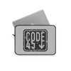 Code 45 (Black Logo Design) - Laptop Sleeve
