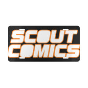 Scout Comics - Orange Logo - Vanity Plate