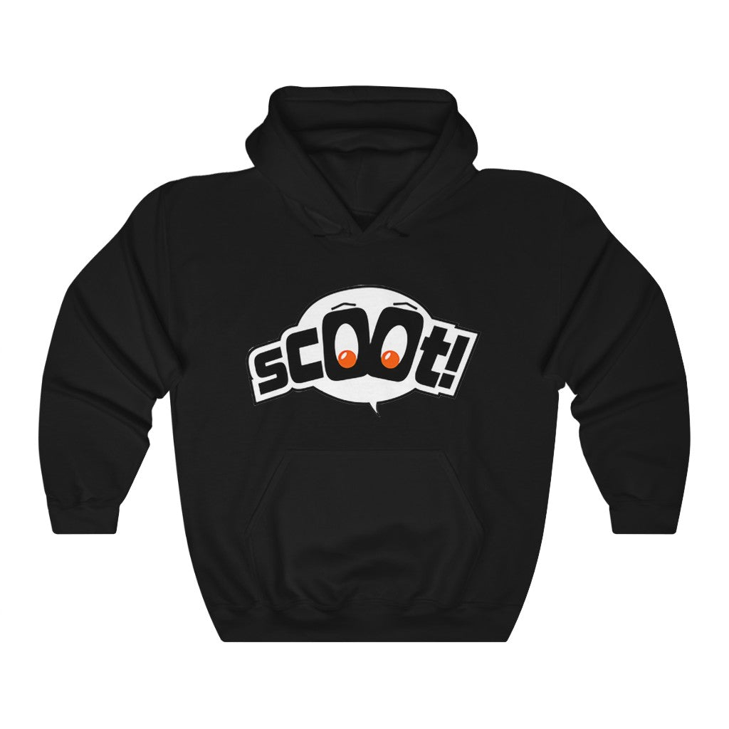 Scoot Logo Design - Unisex Heavy Blend™ Hooded Sweatshirt