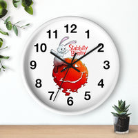 Stabbity Bunny (#1 Cover Design) - Wall Clock