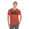 Scout Comics - Black Logo - Unisex Jersey Short Sleeve Tee