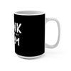 Frank At Home On The Farm (Logo Design) - Black Coffee Mug 15oz