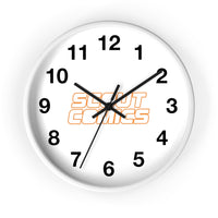 Scout Comics (White Logo) - Wall Clock