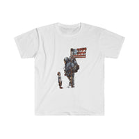 The Space Cadet - Neil and Astronaut - Unisex Softstyle T-Shirt