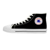 Oswald and the Star-Chaser - Black Starlond Design - Women's High Top Sneakers