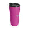 Soulstream (Logo Design) - Pink Stainless Steel Travel Mug