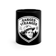 Ranger Stranger - B&W Logo - Black mug 11oz