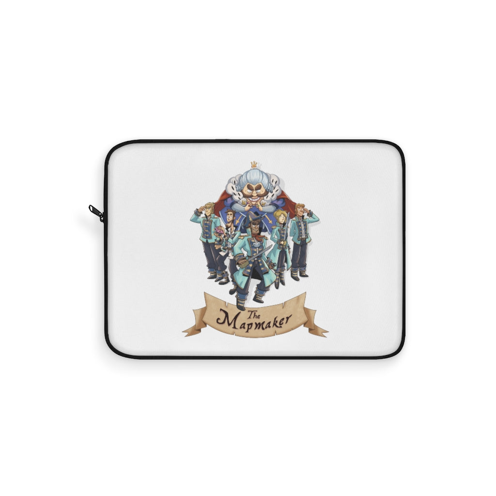 The Mapmaker (Design 1) - White Laptop Sleeve