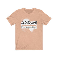 Long Live Pro Wrestling (Logo Design)  - Unisex Jersey T-Shirt
