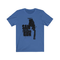 Sam and His Talking Gun (Gun Design)  - Unisex Jersey T-Shirt