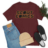 Scout Comics - Black Logo - Unisex Jersey Short Sleeve Tee