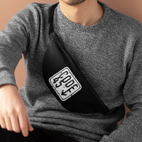 Code 45 (Black Logo Design) - Black Fanny Pack