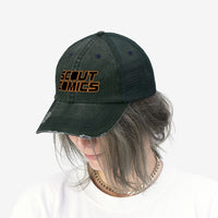 Scout Comics (Black Logo Design) - Unisex Trucker Hat