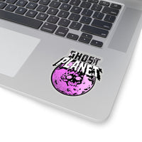 Ghost Planet - Purple Logo - Kiss-Cut Stickers