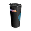 By The Horns (Horn Hunter Symbol) - Black Stainless Steel Travel Mug