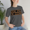 Scout Comics - Black Logo - Unisex Jersey Short Sleeve Tee