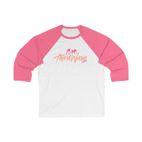 Third Wave 99 - Passion Fruit Design - Unisex 3\4 Sleeve Baseball Tee