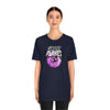 Ghost Planet - Tess- Purple Logo Design -  Copy of Unisex Jersey Short Sleeve Tee