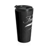 Forever Maps (Crow Design) - Black Stainless Steel Travel Mug