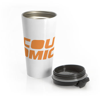 Scout Comics (Orange Logo) - Stainless Steel Travel Mug