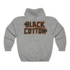 Black Cotton (Logo Design) - Heavy Blend™ Hooded Sweatshirt