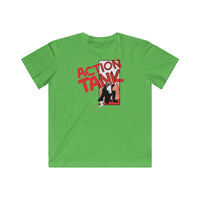 Action Tank - Red Logo Design - Kids Fine Jersey Tee