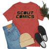 Scout Comics - Black Logo - Unisex Jersey Short Sleeve Tee