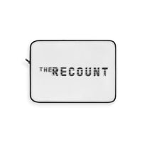 The Recount (Grey Logo Design) - White Laptop Sleeve