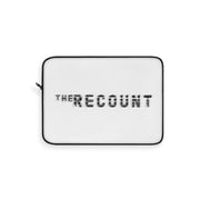 The Recount (Grey Logo Design) - White Laptop Sleeve
