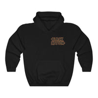 Black Cotton (Logo Design) - Heavy Blend™ Hooded Sweatshirt