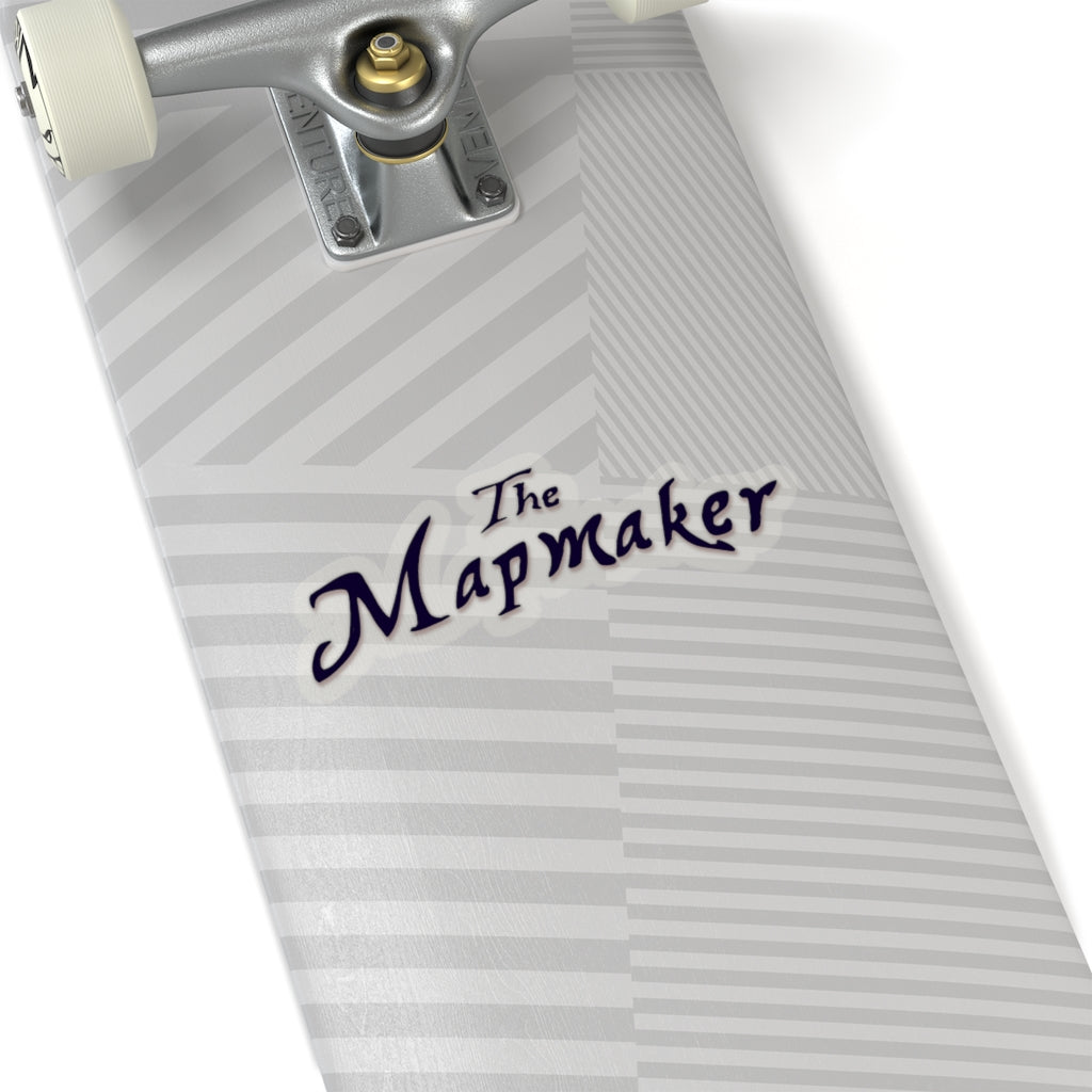 The Mapmaker (Logo Design) - Kiss-Cut Stickers