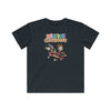 Misfitz Clubhouse - Logo/ Skate Board Design - Kids Fine Jersey Tee