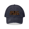 Scout Comics (Black Logo Design) - Unisex Trucker Hat