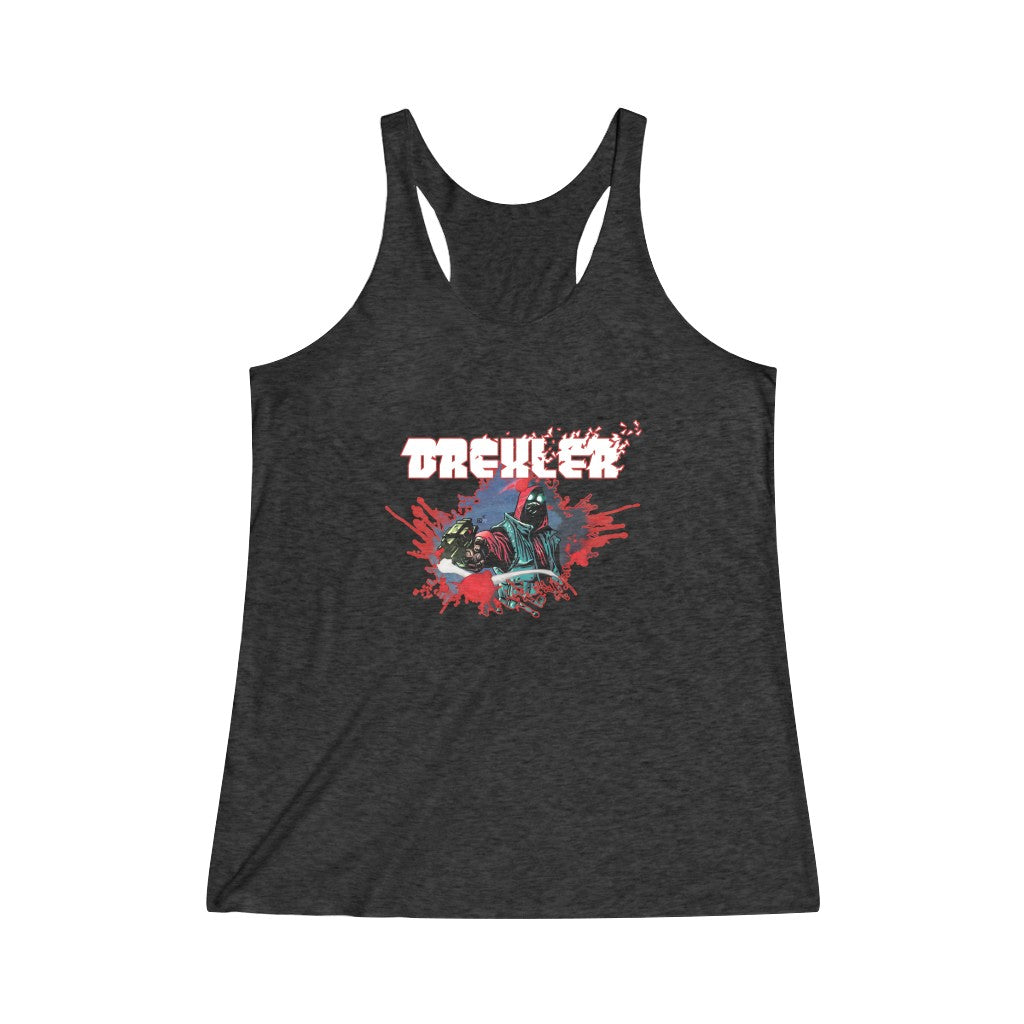 Drexler (Bullet Hole Design) - Women's Tri-Blend Racerback Tank
