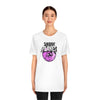 Ghost Planet - Tess- Purple Logo Design -  Copy of Unisex Jersey Short Sleeve Tee