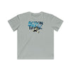 Action Tank - Blue Logo Design - Kids Fine Jersey Tee