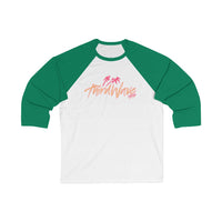 Third Wave 99 - Passion Fruit Design - Unisex 3\4 Sleeve Baseball Tee