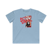 Action Tank - Red Logo Design - Kids Fine Jersey Tee