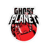 Ghost Planet - Red Logo - Kiss-Cut Stickers