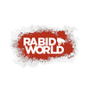 Rabid World (Red Splatter Logo Design) - Kiss-Cut Stickers