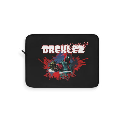 Drexler (Bullet Hole Design) - Black Laptop Sleeve