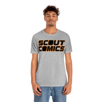 Scout Comics - Black Logo - Unisex Jersey Short Sleeve Tee