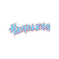 Headless (Logo Design) - Kiss-Cut Stickers