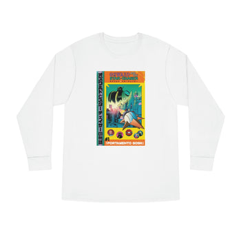 Oswald and the Star-Chaser - Portamento Gosh Design - Long Sleeve Crewneck Tee