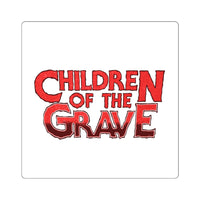 Children Of The Grave (Logo Design) - Square Stickers
