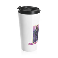 Concrete Jungle (Issue One Design) - White Stainless Steel Travel Mug