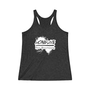 Long Live Pro Wrestling (Logo Design) - Women's Tri-Blend Racerback Tank